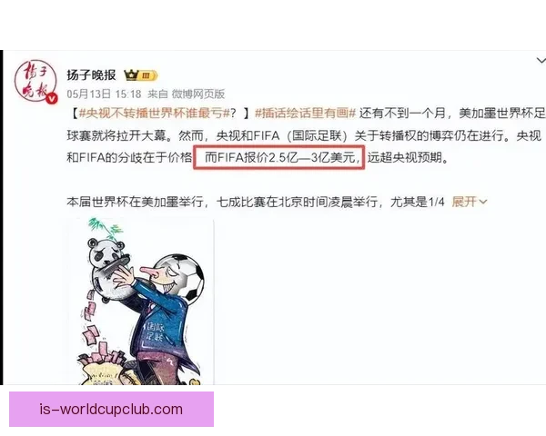 央视硬刚天价转播费资本报复手段曝光震惊公众眼球